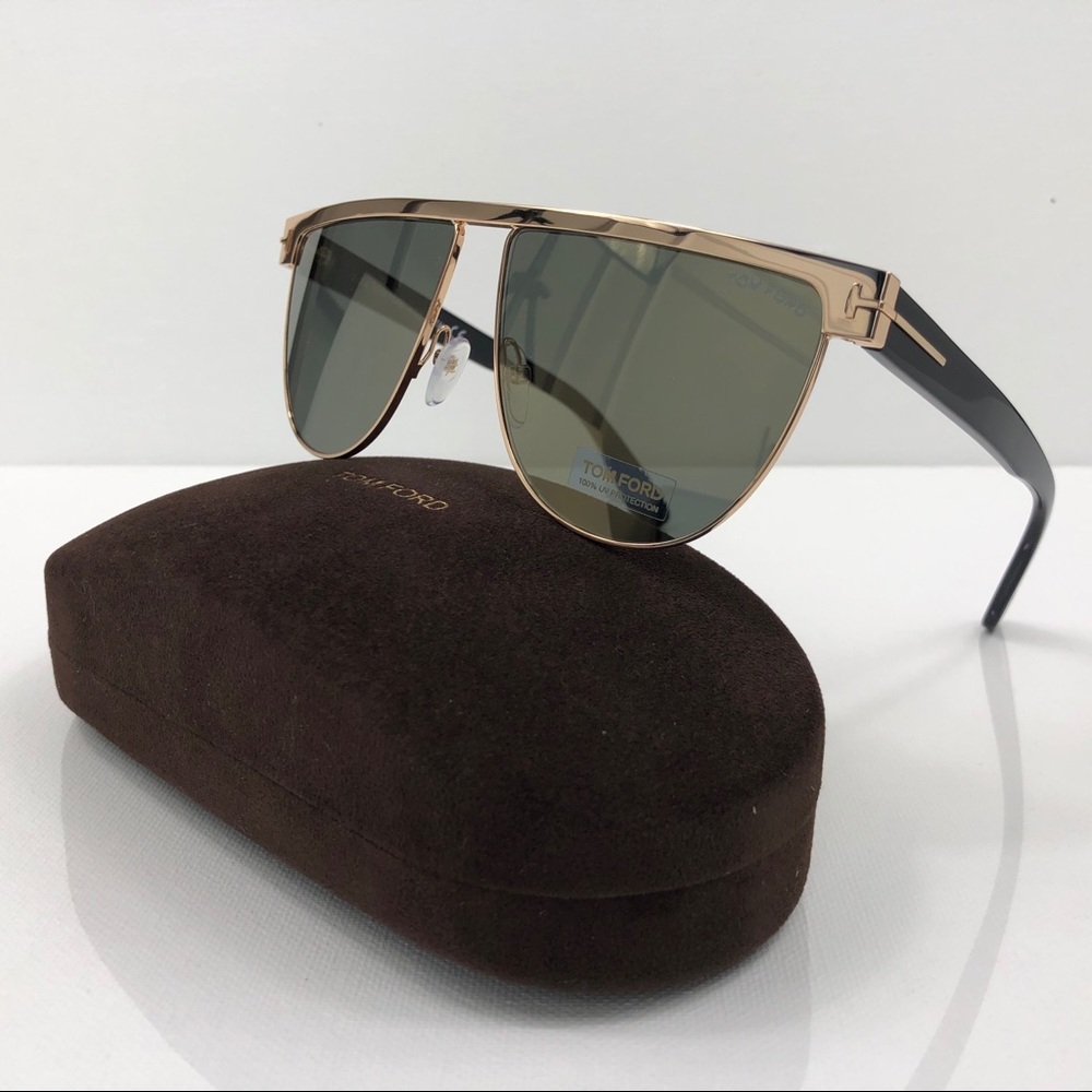 New Tom Ford Stephanie-02 Aviator Sunglasses - Picture 4 of 17